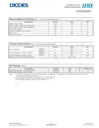 ZXTP25040DFLTA Datasheet Page 2