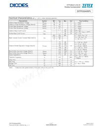 ZXTP25040DFLTA Datasheet Page 4