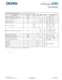 ZXTP26020DMFTA Datasheet Page 3