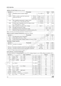 ACS108-5SA-TR Datasheet Page 2
