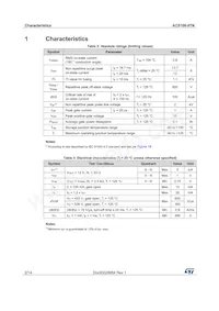 ACS108-8TN-TR Datasheet Pagina 2