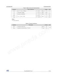 ACS108-8TN-TR Datasheet Page 3