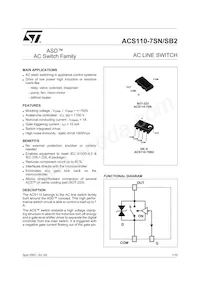 ACS110-7SB2 Datenblatt Cover