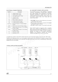 ACS302-5T3-TR Datasheet Page 3