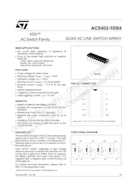ACS402-5SB4 Datasheet Cover