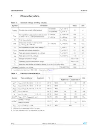 ACST10-7SFP Datasheet Page 2
