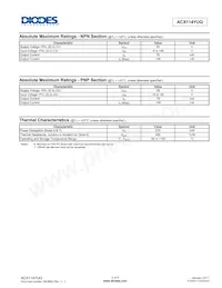 ACX114YUQ-7R Datasheet Page 2