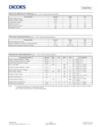BC847BS-7-F Datasheet Pagina 2