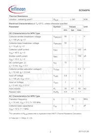 BCR 48PN H6727 Datasheet Page 2