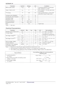 BCR08AM-12A-TB#B00 Datasheet Page 2
