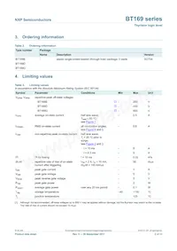 BT169G/DG數據表 頁面 2