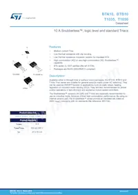 BTA10-400BRG Datenblatt Cover