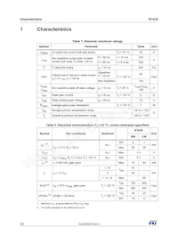 BTA20-700BWRG Datasheet Page 2