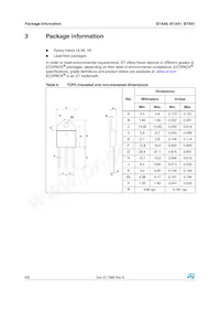 BTA41-400BRG Datasheet Page 6