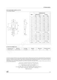 BTB04-600SL Datasheet Pagina 5