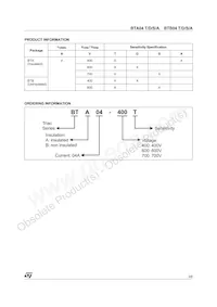 BTB04-600TRG Datasheet Page 3