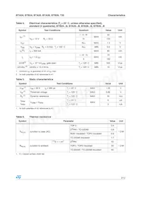 BTB24-700BRG Datasheet Page 3