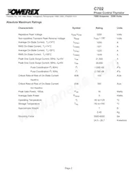C702CB Datasheet Page 2