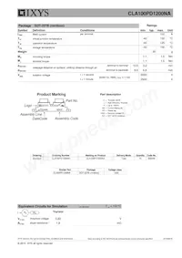 CLA100PD1200NA 데이터 시트 페이지 3