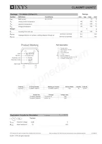 CLA60MT1200NTZ-TUB Datasheet Page 3
