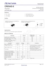CR05AS-8-BT14#F01 Datasheet Cover