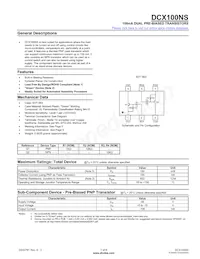 DCX100NS-7 Datasheet Cover