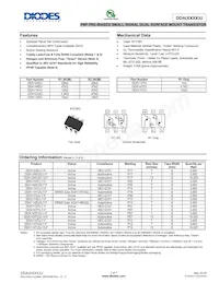 DDA113TU-7-F Datasheet Cover