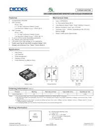 DSS45160FDB-7 Datasheet Cover