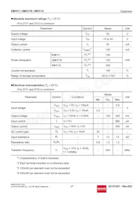 EMH11T2R Datasheet Page 2