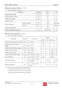 EMT2T2R Datasheet Page 2