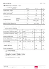 IMH23T110 Datasheet Page 2