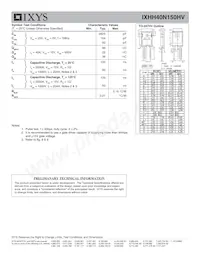 IXHH40N150HV Datasheet Page 2
