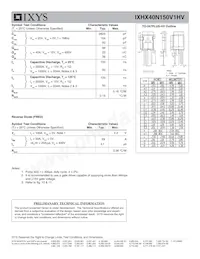 IXHX40N150V1HV Datasheet Page 2