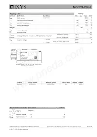 MCC224-20IO1 Datasheet Page 3