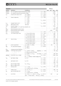 MCC26-16IO1B Datasheet Page 2