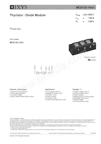 MCD132-14IO1 Datasheet Cover