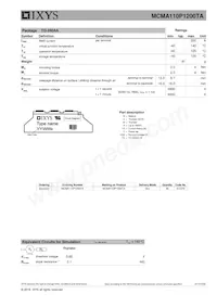 MCMA110P1200TA Datasheet Page 3