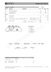 MCMA140P1200TA Datasheet Page 3