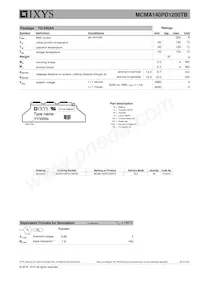 MCMA140PD1200TB Datasheet Page 3