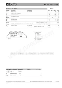 MCMA25P1200TA Datasheet Page 3