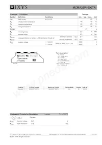MCMA25P1600TA Datasheet Page 3