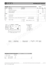 MCMA265P1600KA Datasheet Page 3
