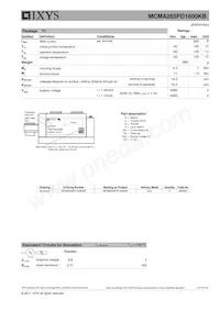 MCMA265PD1600KB Datasheet Page 3