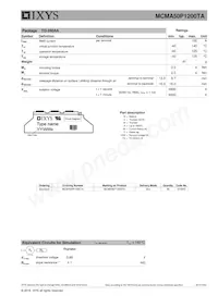 MCMA50P1200TA Datasheet Page 3