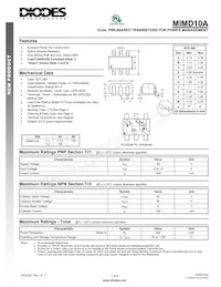 MIMD10A-7-F Datasheet Cover