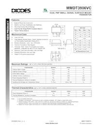 MMDT3906VC-7 Datasheet Cover