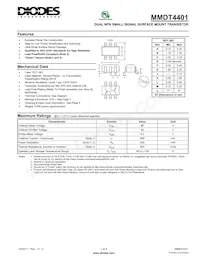 MMDT4401-7 Datasheet Cover
