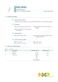 NXL0840 Datasheet Cover