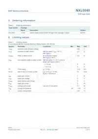 NXL0840 Datasheet Page 2