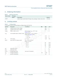 OT407 Datasheet Page 2